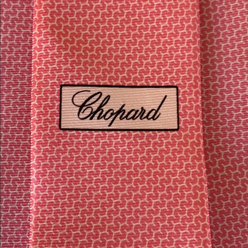 Pink Chopard Tie - Picture 3 of 4